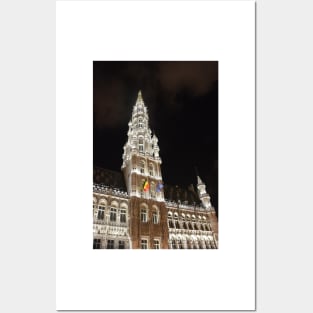 A view of Grand Place, Brussels, Belgium Posters and Art